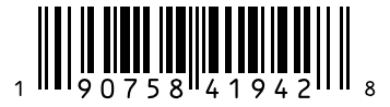 Barcode 190758419428
