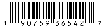 Barcode 190759365427