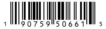 Barcode 190759506615