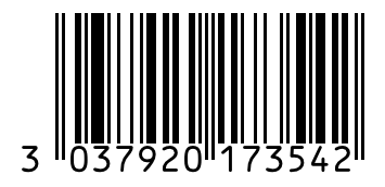 Barcode 3037920173542