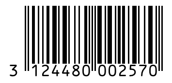 Barcode 3124480002570