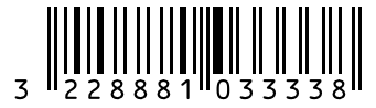 Barcode 3228881033338