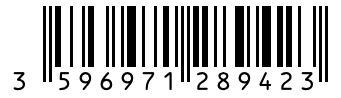 Barcode 3596971289423