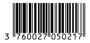 Barcode 3760027050217