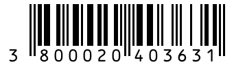 Barcode 3800020403631