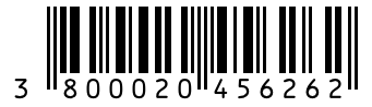 Barcode 3800020456262