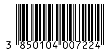 Barcode 3850104007224