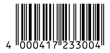 Barcode 4000417233004
