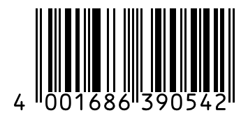Barcode 4001686390542
