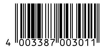 Barcode 4003387003011