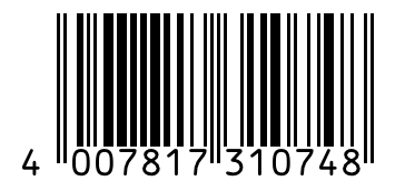 Barcode 4007817310748