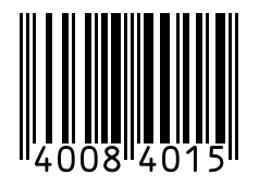 Barcode 40084015