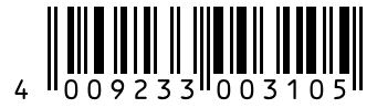 Barcode 4009233003105