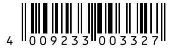 Barcode 4009233003327