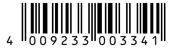 Barcode 4009233003341