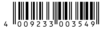 Barcode 4009233003549