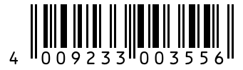 Barcode 4009233003556