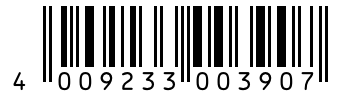 Barcode 4009233003907