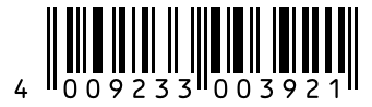 Barcode 4009233003921