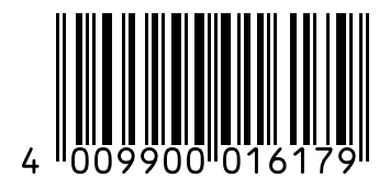Barcode 4009900016179