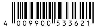 Barcode 4009900533621