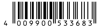 Barcode 4009900533683