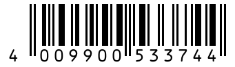 Barcode 4009900533744