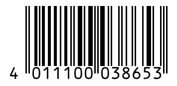 Barcode 4011100038653