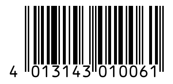 Barcode 4013143010061