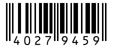 Barcode 40279459