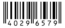 Barcode 40296579
