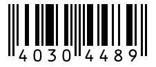 Barcode 40304489