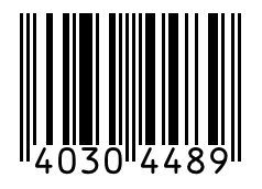 Barcode 40304489