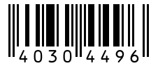 Barcode 40304496