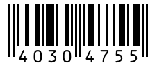 Barcode 40304755