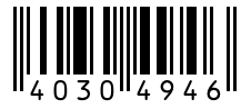 Barcode 40304946
