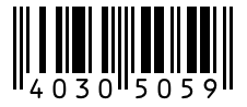 Barcode 40305059