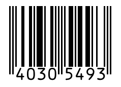Barcode 40305493