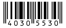 Barcode 40305530