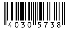 Barcode 40305738