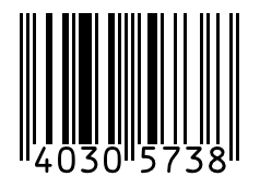 Barcode 40305738