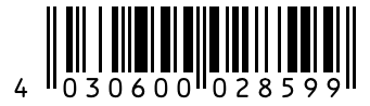 Barcode 4030600028599