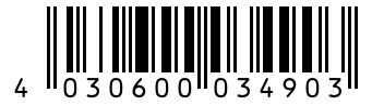 Barcode 4030600034903