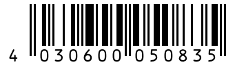 Barcode 4030600050835