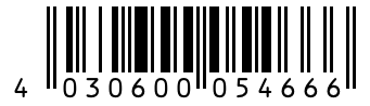 Barcode 4030600054666