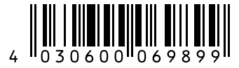 Barcode 4030600069899
