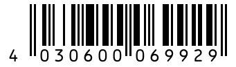 Barcode 4030600069929