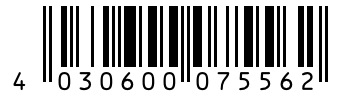 Barcode 4030600075562