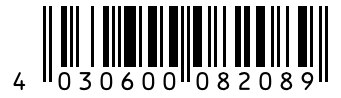 Barcode 4030600082089