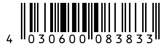 Barcode 4030600083833